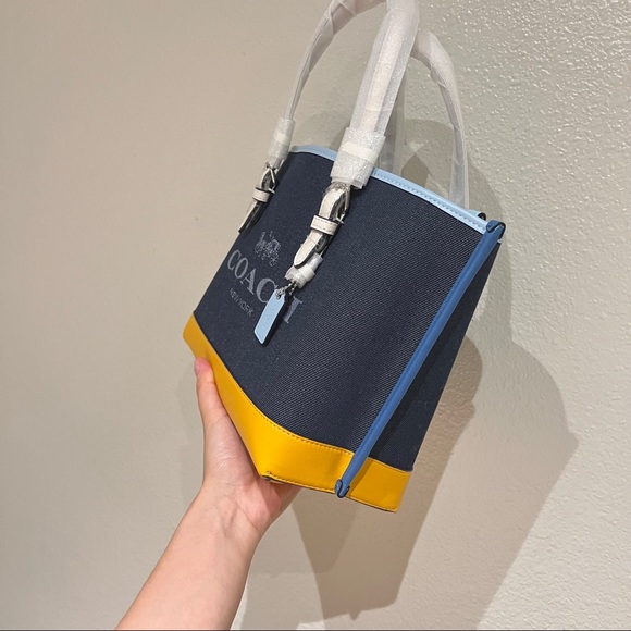 Coach mollie tote 25 in colorblock - Picture 2 of 9